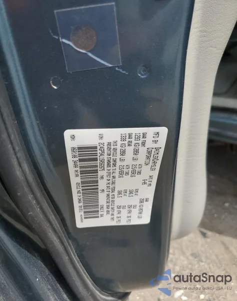 2005 Chrysler Town & Country Touring из США, поврежденный, VIN 2C4GP54L15R562675